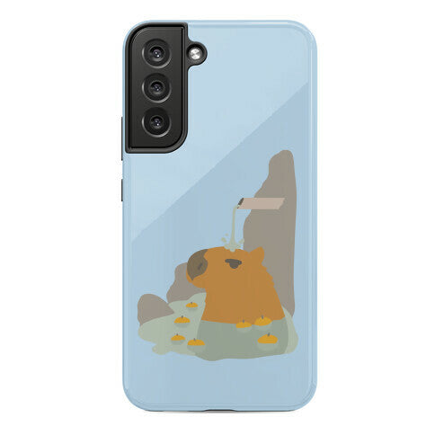 Capybara Hot Spring Phone Case